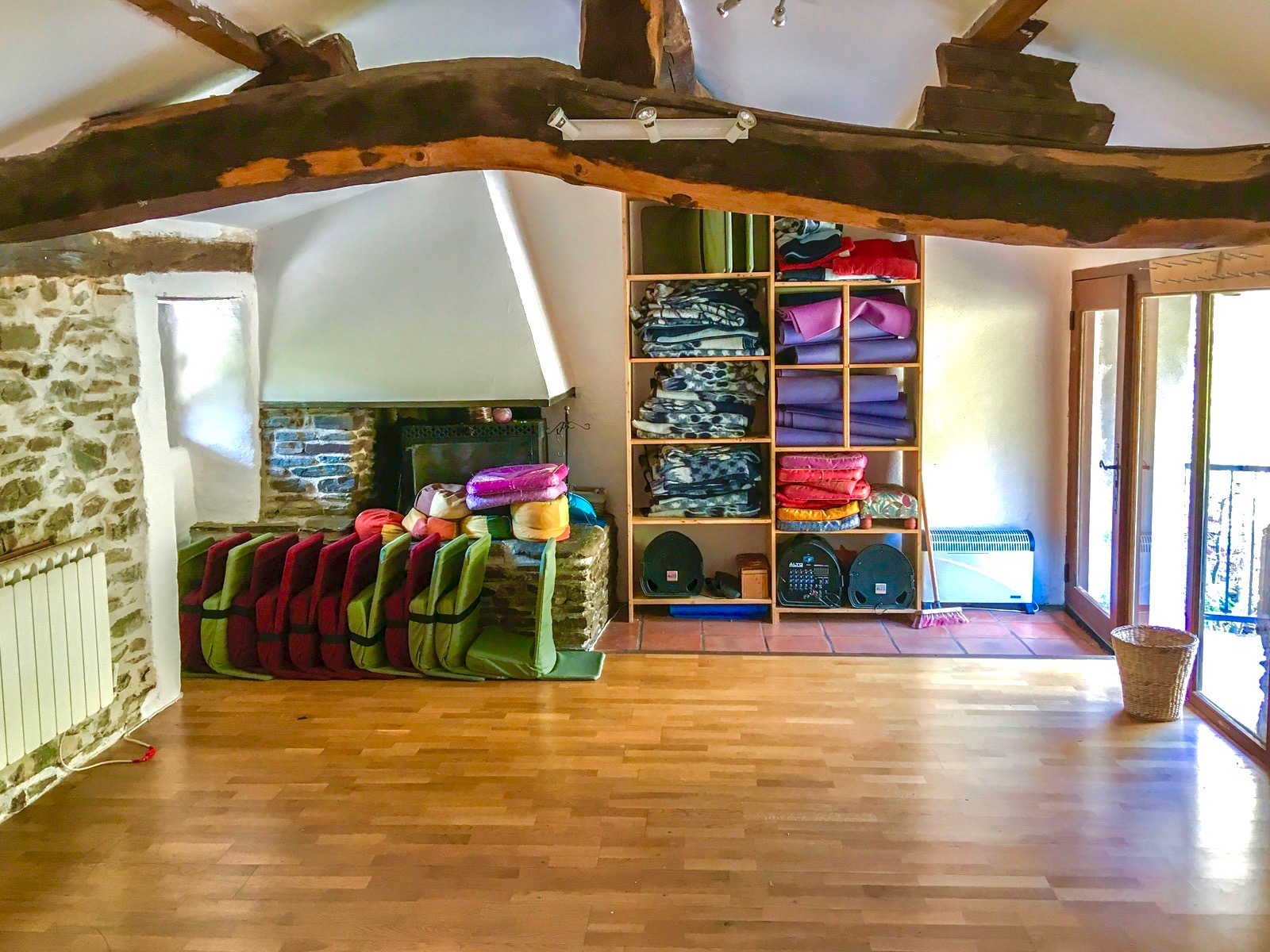 Tapis du Yoga dans Le Loft - Les Gites de Gardoussel